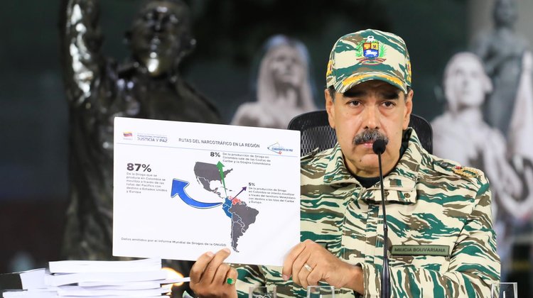 Venezuela señala a EUA como "centro mundial de lavado del narco"