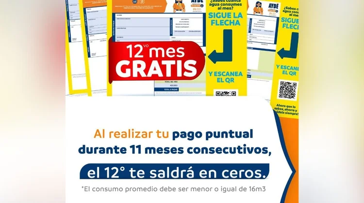 Promueve AyD programas de descuentos en consumo de agua