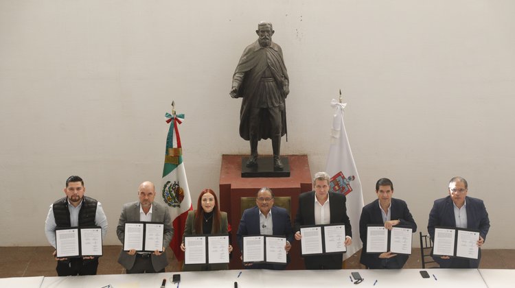 Firma Escobedo convenio ambiental con Profepa