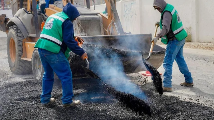 Ramos Arizpe repara casi 7 mil baches tras lluvias de julio