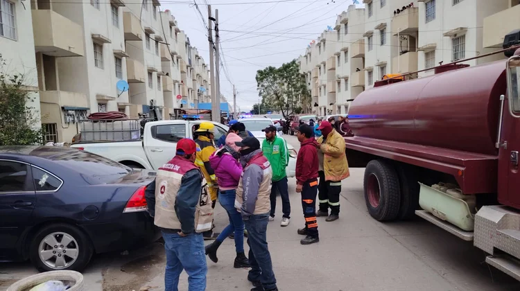 Se incendia tanque de gas en Altamira y arriesga a abuelitos