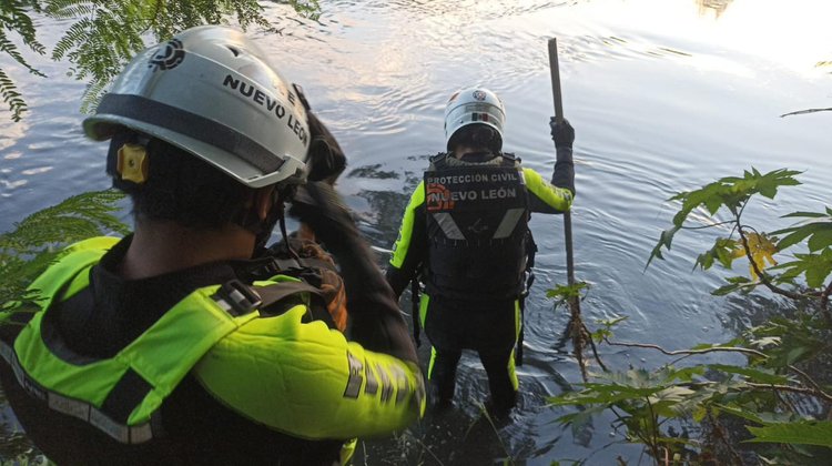 Localizan cuerpo de un hombre en el Río Pesquería, en Escobedo