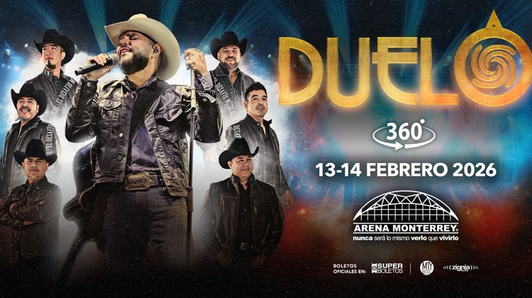 Duelo presentará su concierto 360° en la Arena Monterrey