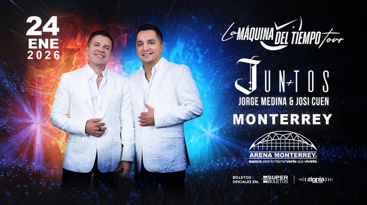 Jorge Medina y Josi Cuen anuncian show 'Juntos' en Monterrey