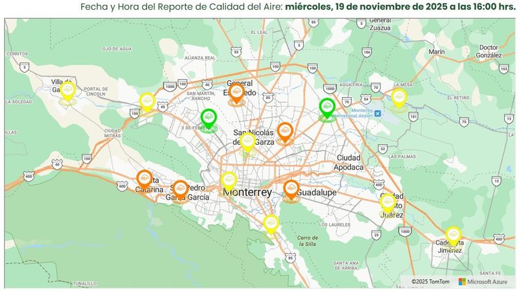 Persiste mala calidad del aire en la zona metropolitana