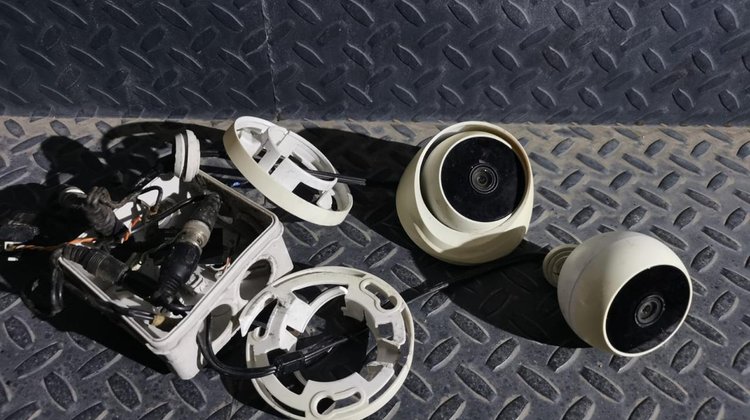 Aseguran cámaras de vigilancia ilegales en Matamoros