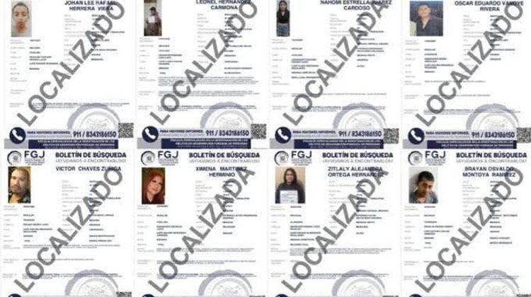 Localizan a 22 personas reportadas como extraviadas en Tamaulipas