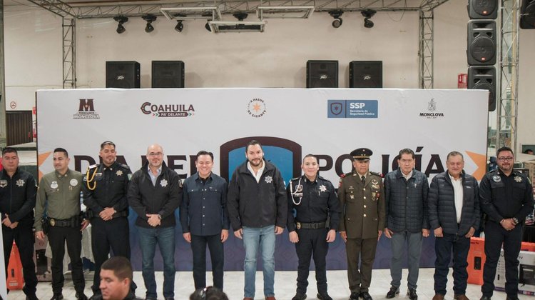 Reconocen a policías de Monclova por acciones destacadas