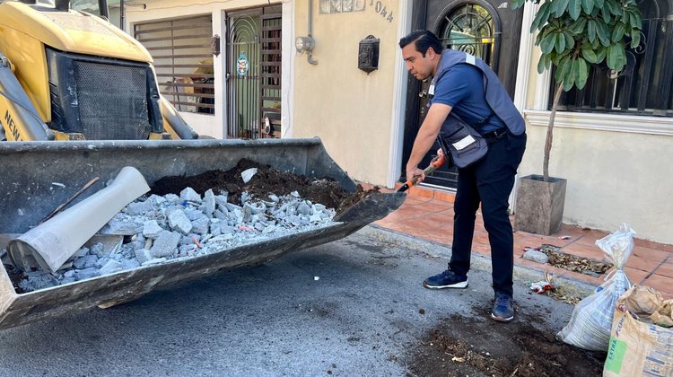 Jesús Nava impulsa rehabilitación urbana en Santa Catarina