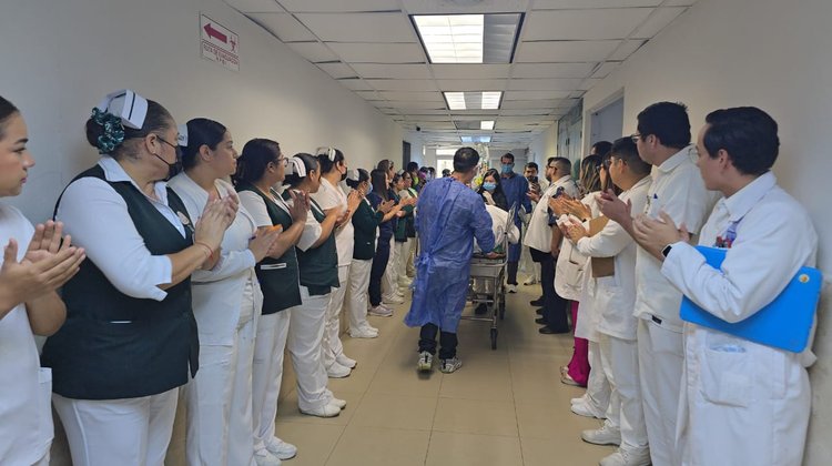 Despiden a donante de órganos en IMSS de Ciudad Madero