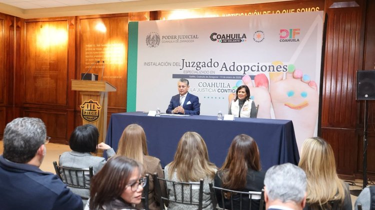 Instalan juzgado especializado en adopciones en Coahuila