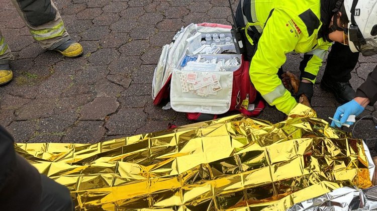 Explosión por gas deja a un hombre gravemente lesionado