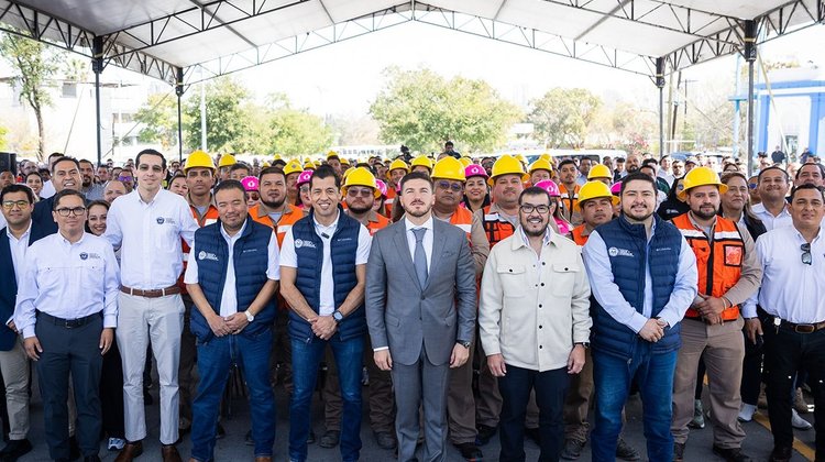 Refuerza Samuel García Agua y Drenaje con equipo táctico