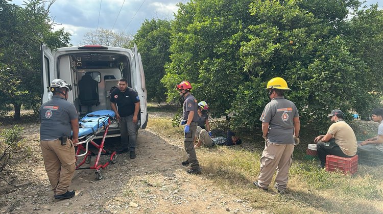Joven piscador recibe descarga eléctrica en General Terán