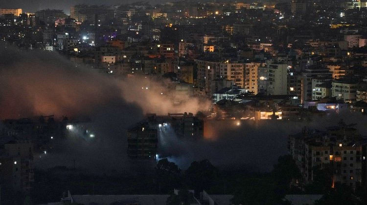 Bombardeos israelíes golpean el sur de Beirut