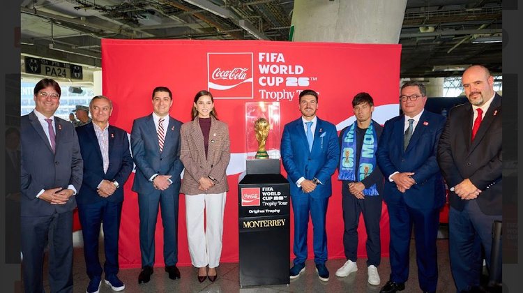 Trofeo del Mundial 2026 llega al Estadio Monterrey