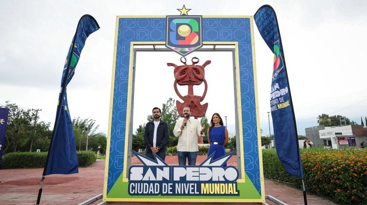 Instala San Pedro nueve arcos mundialistas para impulsar turismo 