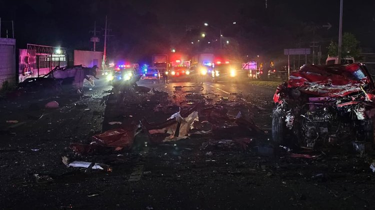 Fallecen cuatro personas en choque sobre la Carretera Nacional