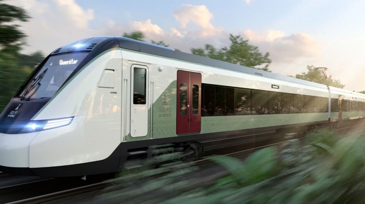 Va Tren del Norte por tramo elevado en la urbe regia