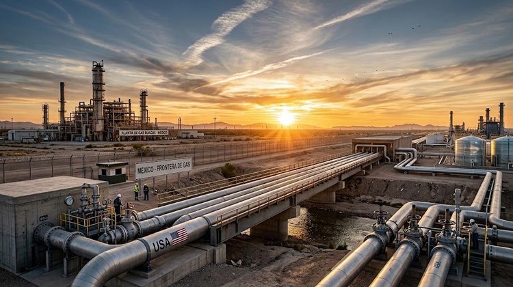 México eleva sus importaciones de gas de EUA en una década