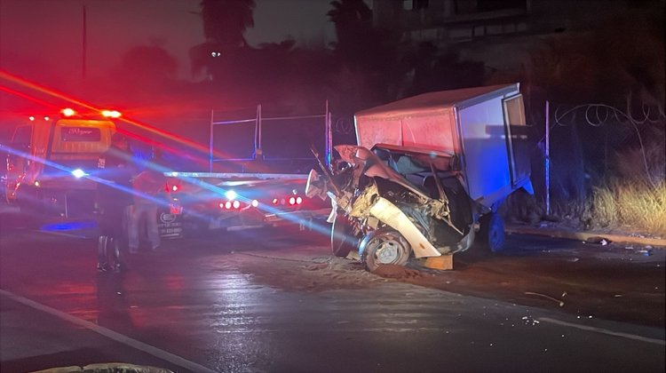 Accidente vial deja a un hombre prensado en San Jerónimo 