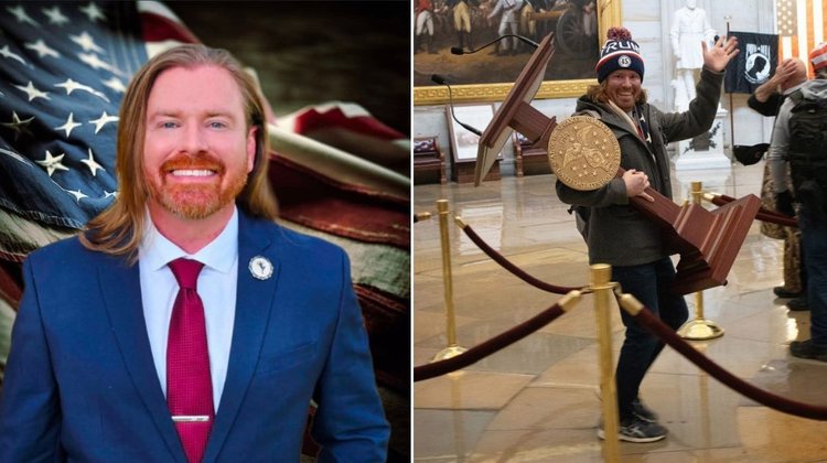 Lanza exasaltante del Capitolio campaña política en Florida