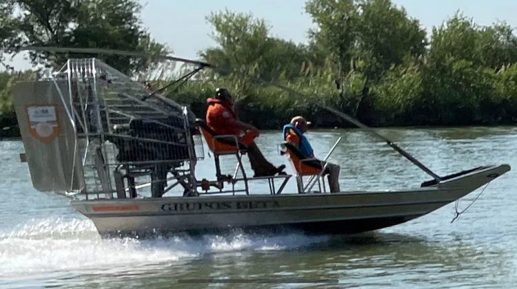 Nuevos aero botes para proteger a migrantes en el Río Bravo