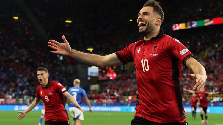 Albania anotó el gol más rápido en la historia de la Euro