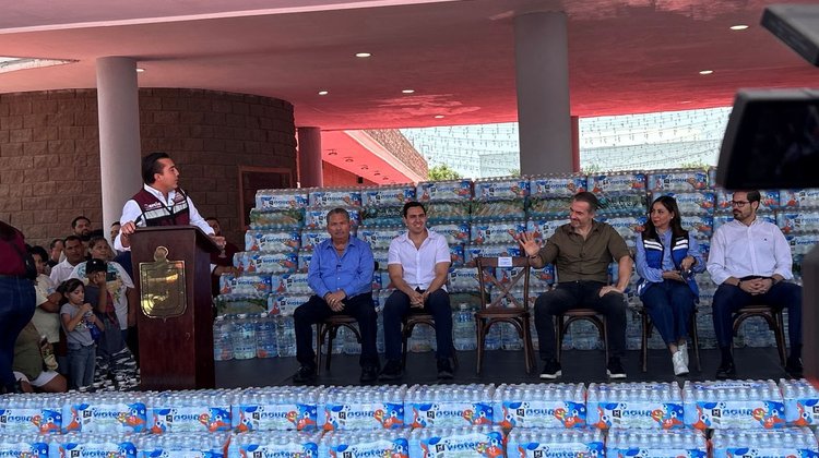 Apoyan alcaldes al municipio de García por tema del agua