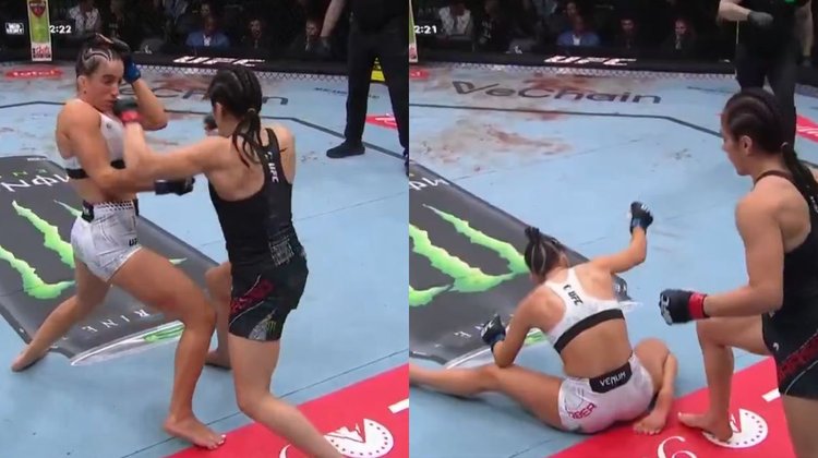 ¡Espeluznante! Así noqueó Alexa Grasso a Maycee Barber en MMA