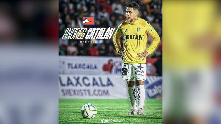 Firma Correcaminos al defensa Andrés Catalán 