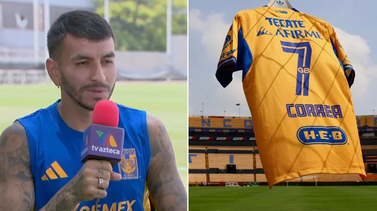 Vuelve el número 7 a Tigres; será de Ángel Correa