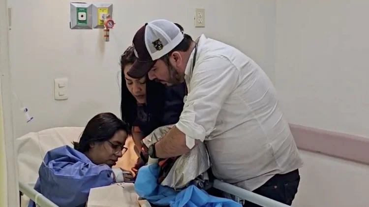 Apoya alcalde de González en parto durante emergencia por lluvias