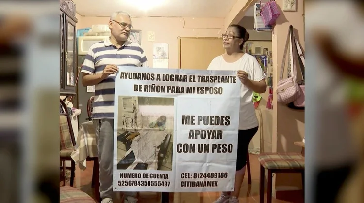 Buscan apoyo para trasplante de riñón a padre de familia
