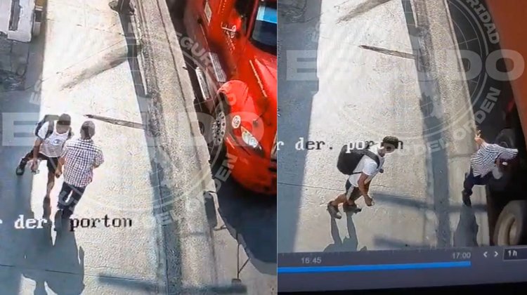 Hombre atropellado por tráiler fue empujado por un sujeto