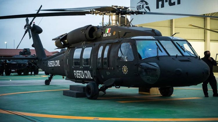 Llega segundo Black Hawk a Nuevo León para reforzar seguridad