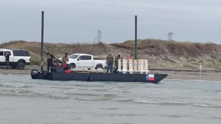 Inicia Estados Unidos instalación de boyas en el río Bravo