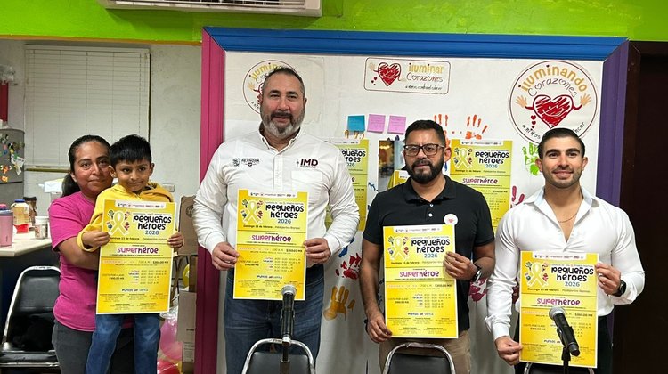 Reynosa se suma a la causa con la carrera “Pequeños Héroes 2026” 