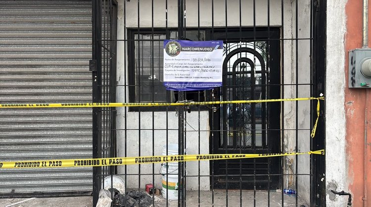 Catean domicilio por presunta distribución de drogas en Apodaca