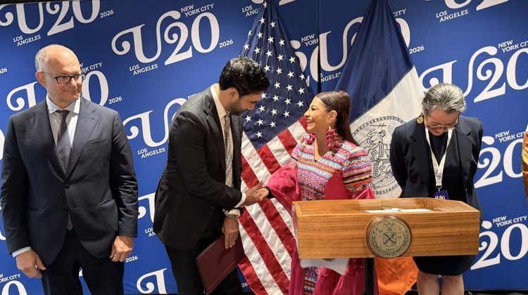 Clara Brugada participa junto a Mamdani en Foro Urban20 2026