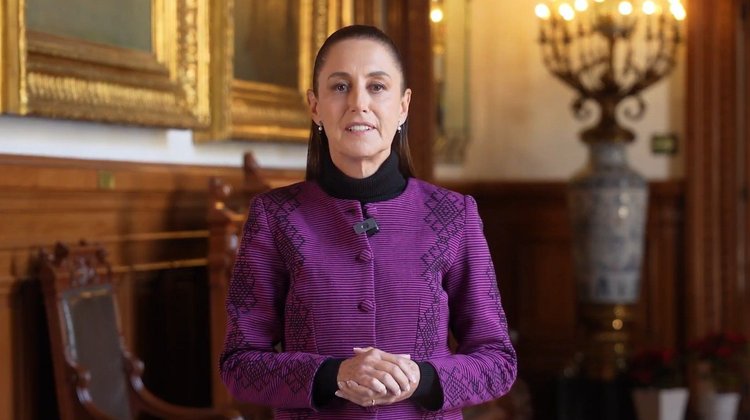 Claudia Sheinbaum despide el 2025 a través de un video