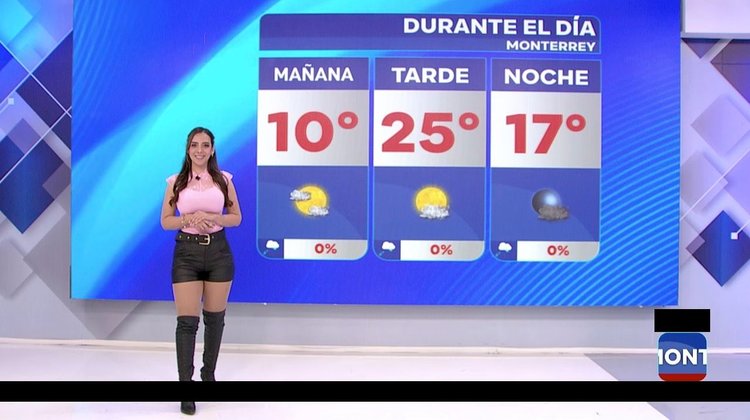 Templado con máxima de 25 grados en Monterrey