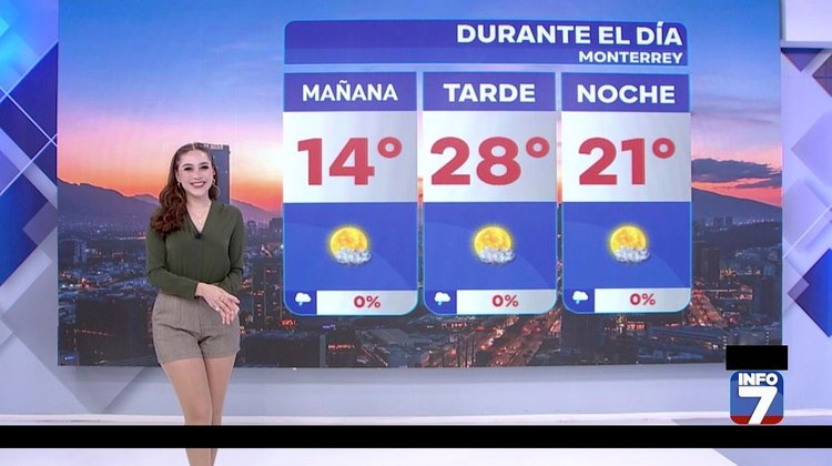 Clima en Monterrey 19 de marzo - Brumoso con máxima de 28 grados
