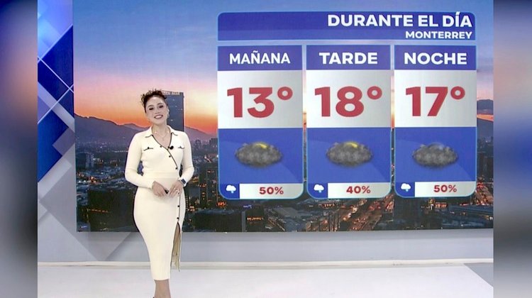 Clima en Monterrey lunes 20 de abril - Lluvia ocasional