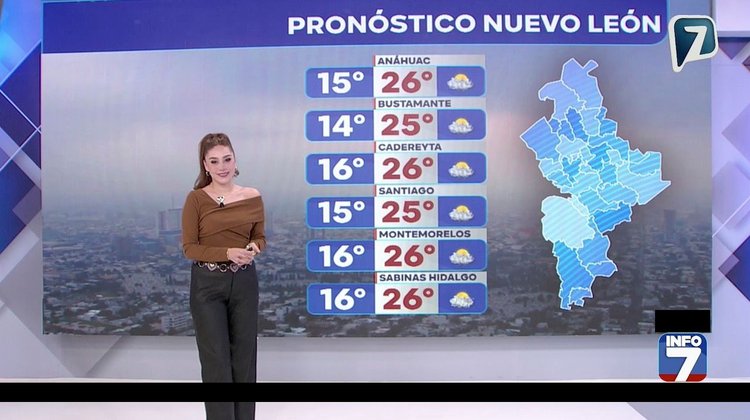 Clima en Monterrey martes 21 de abril - Máxima de 24 grados