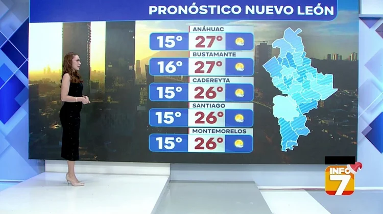 Clima en Monterrey jueves 26 diciembre - Cielo despejado