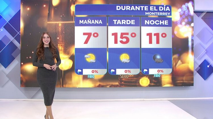 Clima en Monterrey martes 30 de diciembre - Máxima de 15 grados