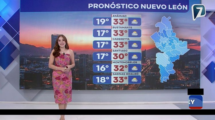 Clima en Monterrey martes 31 de marzo - Parcialmente soleado