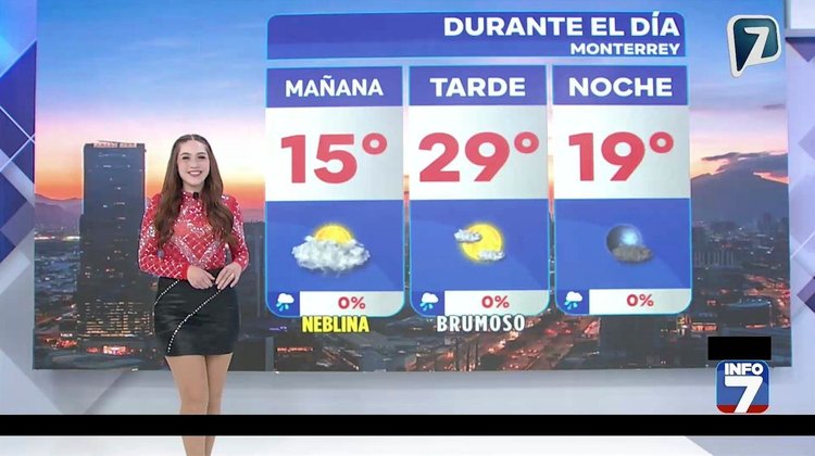 Clima en Monterrey lunes 5 de enero - Máxima de 29 grados