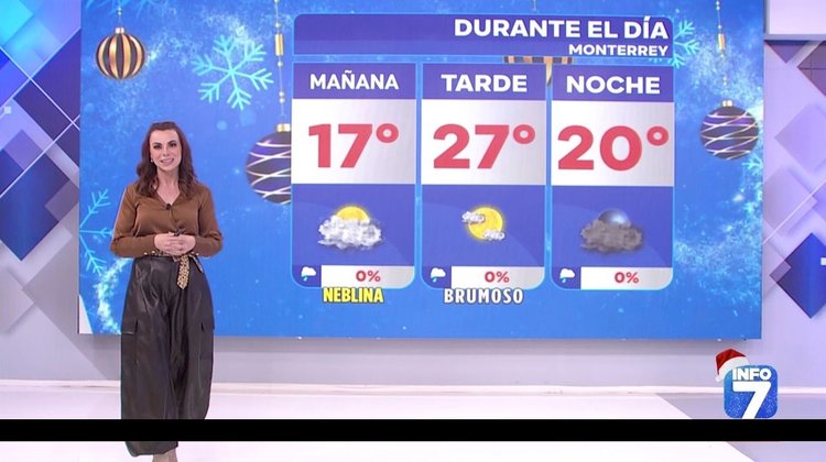 Parcialmente despejado con tiempo estable en Monterrey